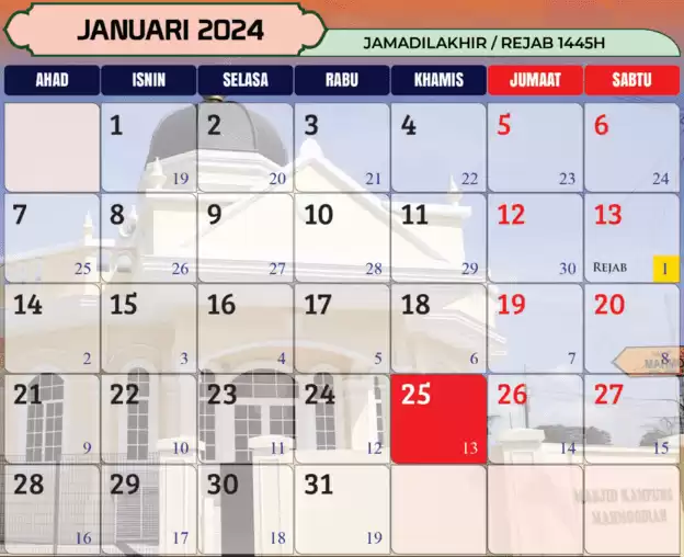 Kalendar Islam 2024 Dan Tarikh Penting Hari Kebesaran & Perayaan